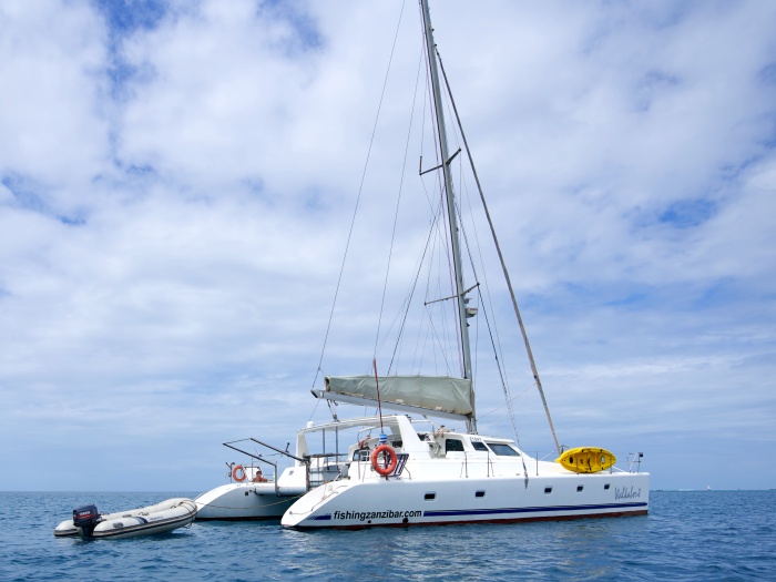 Luxury yacht in Zanzibar